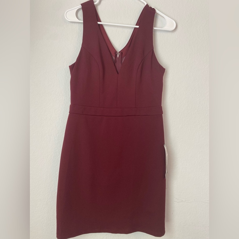 Speechless Deep Red Sleeveless Mini Dress - Picture 4 of 8